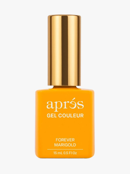 Après Gel Couleur in Forever Marigold in branded component on a light gray background