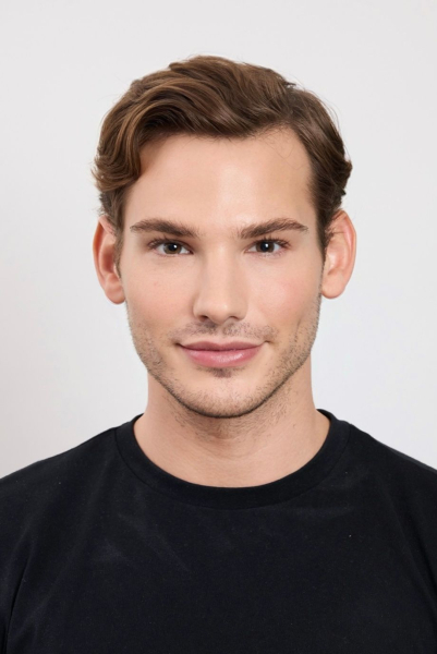 A headshot of makeup artist David Birdwell.